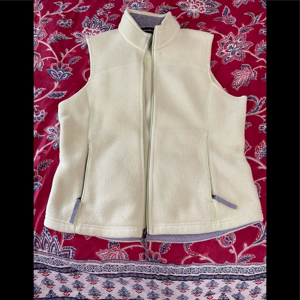 Eddie Bauer Fleece Vest, size Medium.